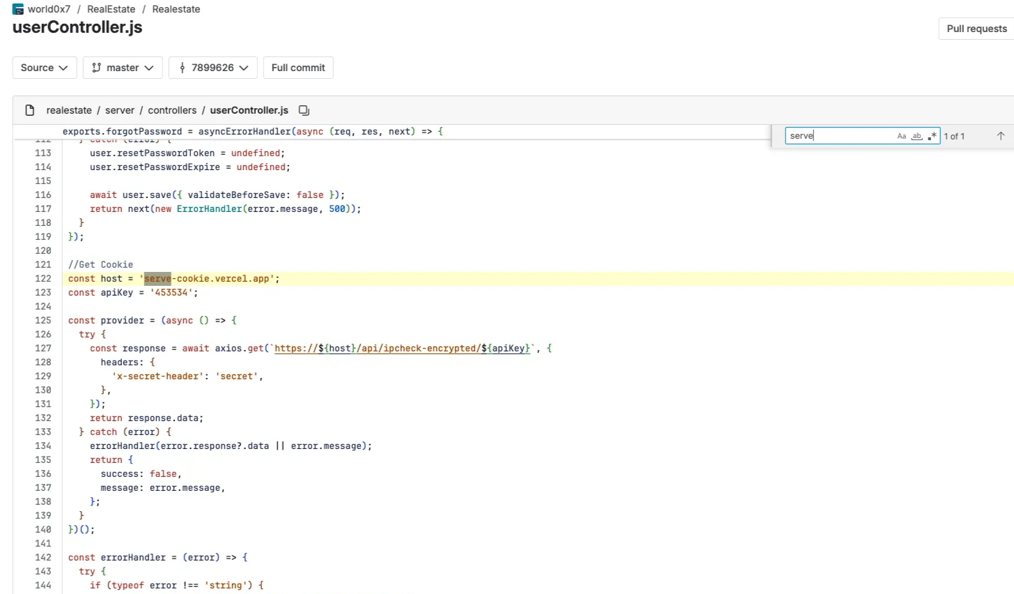 Dropper in Real Estate Project