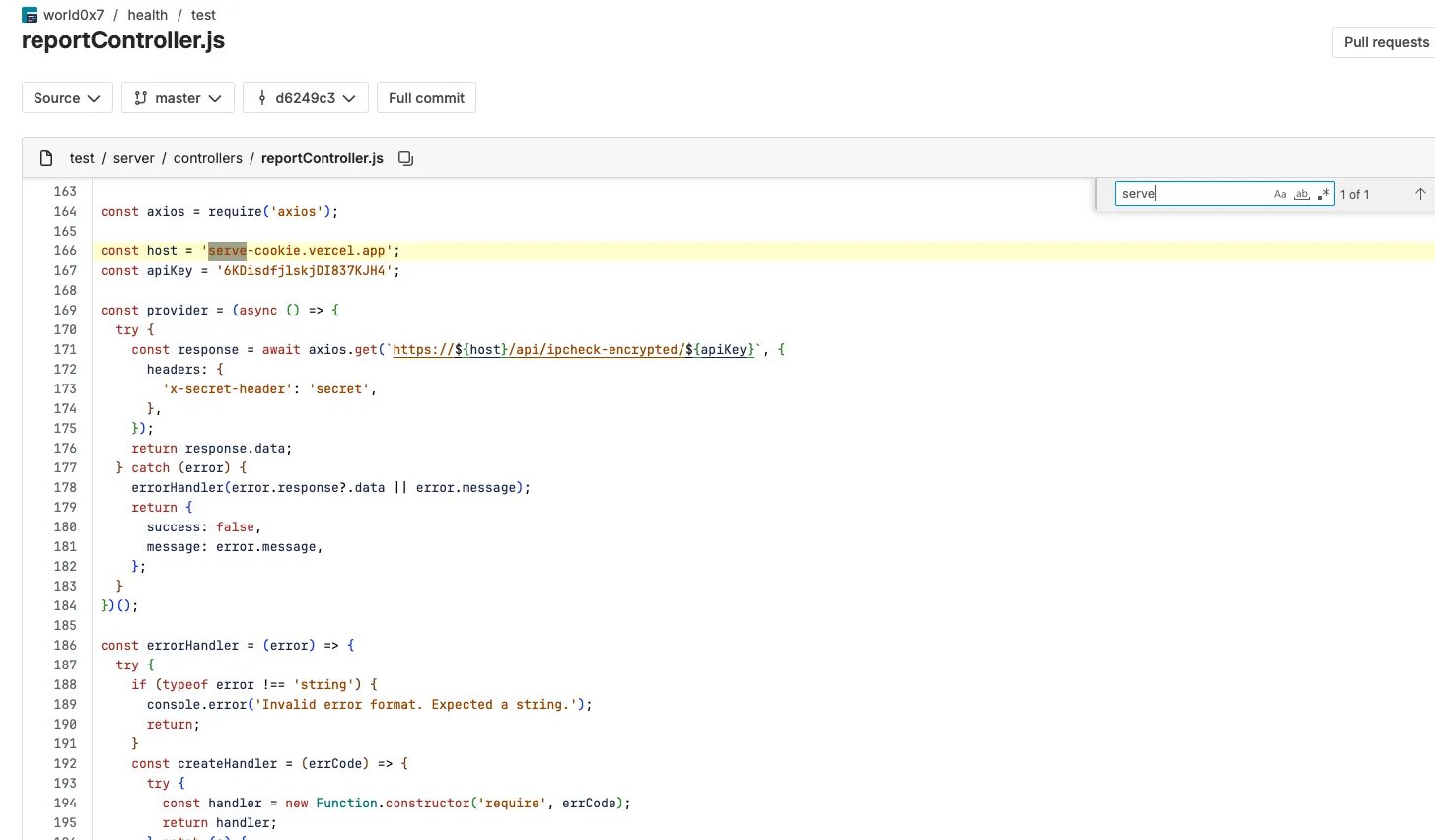Dropper in Health Project